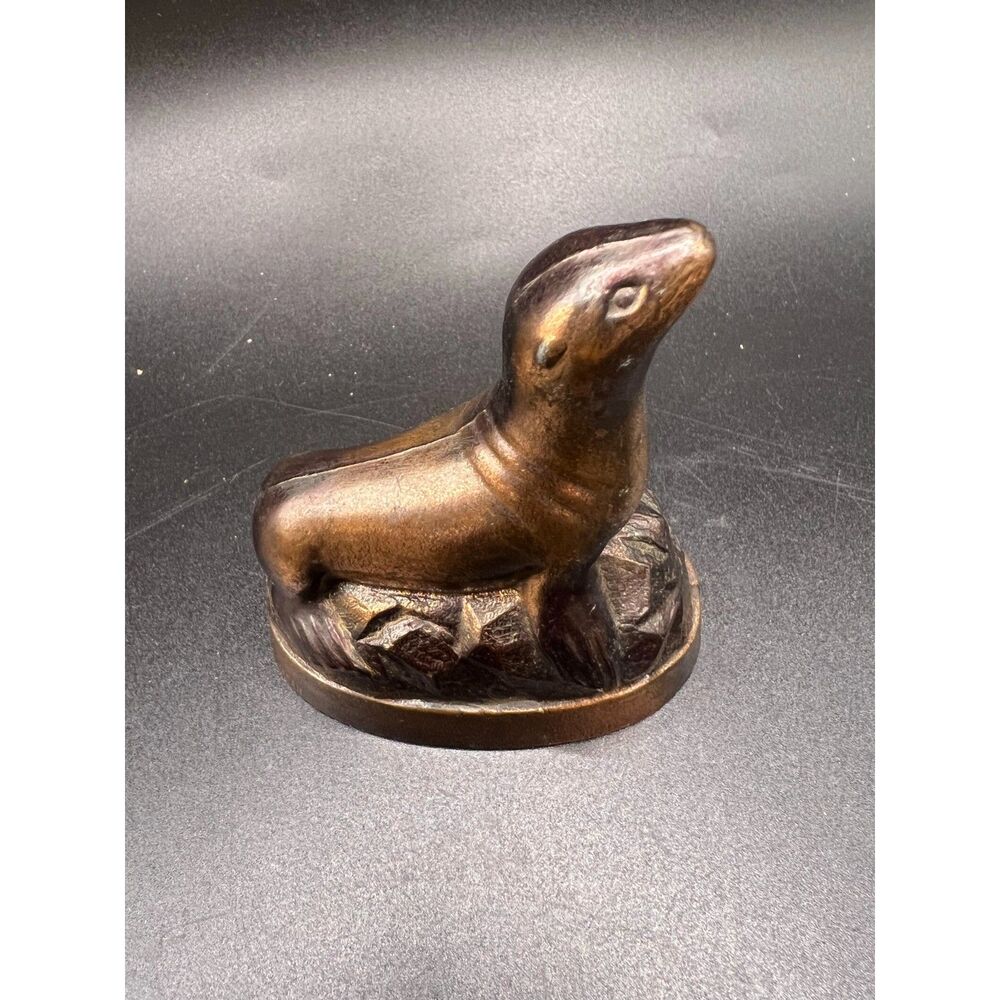 Vintage Alaska Craft Ketchikan AK Seal Sea Lion Figurine Miniature